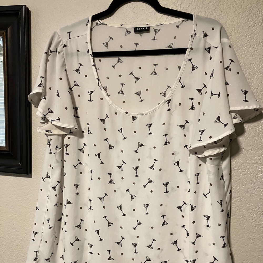Plus size torrid marti shirt sz: 1X